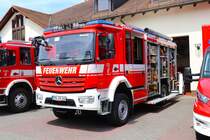 Feuerwehr Kelkheim (Taunus) Mercedes Benz Atego HLF20/16 am 08.06.24 beim Tag der Feuerwehr