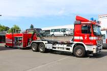 Feuerwehr Kelkheim (Taunus) Mercedes Benz Actros WLF mit AB-Tank am 08.06.24 beim Tag der Feuerwehr
