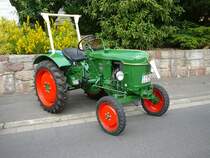 Deutz steht am 29.06.2009 in Mittelkalbach anl. des 650-j�hrigen Ortsjubil�ums
