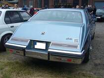 Heckansicht eines Cadillac Seville der Modelljahre 1980 bis 1985. 16. Oldtimer-Festival an der  Alten Dreherei  in Mülheim an der Ruhr am 16.06.2024.