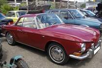 VW Typ 34 Karmann-Ghia Coupe, auch genannt der  große Karmann-Ghia  Von 1961 bis 1969 wurden 42.505 Fahrzeuge in Osnabrück montiert. Während der achtjährigen Produktionszeit kamen folgende Motoren zum Einsatz: Von 1961 bis 1963 ein 1500´er mit 45 PS, von 1963 bis 1965 der 1500 S mit 54 PS und dann von 1965 bis 1969 der 1600 L ebenfalls mit 54 PS. 16. Oldtimer-Festival an der  Alten Dreherei  in Mülheim an der Ruhr am 15.06.2024.