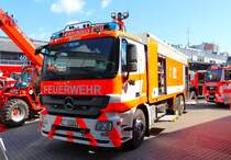 BF Frankfurt am Main Mercedes Benz Actros TLF 10.000 (Florian Frankfurt 1/26) am 02.06.24 beim Tag der offenen Tür auf der Wache 1