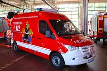 Feuerwehr Frankfurt am Main Mercedes Benz Sprinter GW-Brandschutzerziehung am 02.06.24 beim Tag der offenen Tür auf der Wache 1