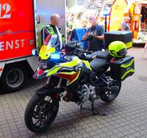 ASB Frankfurt am Main BMW Motorrad am 02.06.24 beim Tag der offenen Tür auf der Wache 1