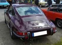 Heckansicht eines Porsche 911 T aus dem Jahr 1968. 16. Oldtimer-Festival an der  Alten Dreherei  in Mülheim an der Ruhr am 15.06.2024.