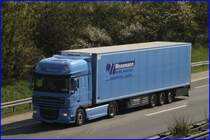 BLUE POWER No2: DAF XF105.460SCC  SuperSpaceCab  von WESEMANN INTERN. SPEDITION LEBENSMITTEL LOGISTIK. Spezialgebiet ist Westeuropa.