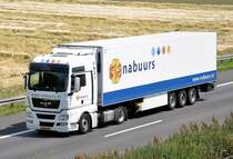 MAN der Spedition  Nabuurs  - NL - am 19.06.2009 auf der A 61 Richtung Heimat.