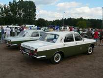 Wolga-Polizeiautos, Heckansicht. 4.8.2007, Strausberg