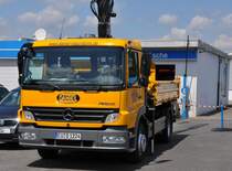 Mercedes Benz Atego 1224 mit Kran, 04.07.2009 Bad Mnstereifel.