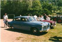Auf einer Oldtimer und Taktorenschau im Sommer 2003 im Taunus war auch dieser gepflegte Borgward zu sehen. (digitalisiertes Dia)