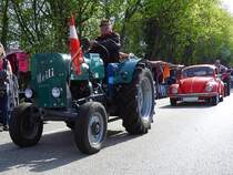 MEILI, VBM22JS (25PS; Bj.1960) trifft bei der Oldtimerveranstaltung in St.Martin ein; 240407