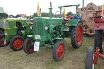 Hanomag R 16, Bj. 1955, 16 PS, bei der Oldtimerausstellung in 76689 Karlsdorf-Neuthard am 29.06.09 
