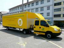 IVECO Mini LKW  LU 208873 abgestellt in Biel/Bienne am 28.06.2009