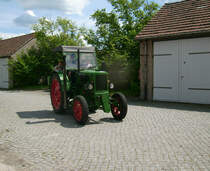 Rs 04/30 Lachtaube auf dem Gelnde der TU Landtechnik in Dresden