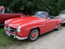 MB-190SL_Cabrio bei der Oldtimerausstellung in Neukirchen/Vckla; 090705