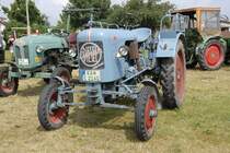 Eicher steht am 29.06.2009 in 76689 Karlsdorf-Neuthard zur Oldtimerausstellung
