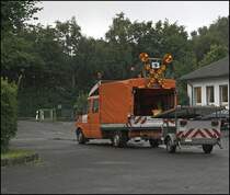 SPRINTER 311CDI mit Vorwarntafel. (08.07.2009)