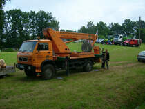 VW/MAN Hubsteiger beim Landwirtschaftsfest in Mhlau