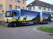 Die Coqus Umzge sind viel in Donaueschingen aufzutreffen, wo jedes Jahr franzsische Militre umziehen. Hier ein LKW am 26/06/09.
