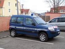 Citroen Berlingo 4X4 Dangel der Gendarmerie am 20/01/08