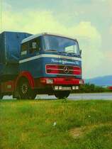 LPS 1632, Baujahr 1973 Aufnahme aus dem Jahr 1979.
Das Fahrzeug erreichte weit �ber eine Millionen Kilometer.