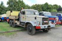 Die KrAZ-Zugmaschine wartet noch auch ihre Restaurierung, Markkleeberg 28.06.09