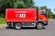 Feuerwehr Dietzenbach/Katastrophenschutz Hessen MAN TGM GW-L (Florian Dietzenbach 4/59-2) am 20.07.24 bei einen Fototermin. Danke für das tolle Shooting