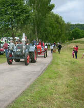 Lanz Bulldog Ackerluft f�hrt zur Rundfahrt beim Landwirtschaftsfest in M�hlau mit.