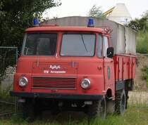 Robur Mannschaftswagen der Freiwilligen Feuerwehr Herzogswalde aufgenommen am 12.07.2008 in Coswig-Brockwitz bei Mei�en.