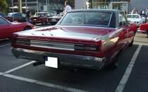 Heckansicht eines Plymouth Fury III Coupe 383 Super Commando aus dem Jahr 1968. 11. Saarner Oldtimer Cup am 01.09.2024 in Mülheim an der Ruhr-Saarn.