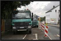 ACTROS 2644 und VOLVO FM 480PS Euro5 der ALBERS Baustoffe&Transport aus Schmallenberg(?) Hochsauerlandkreis.
