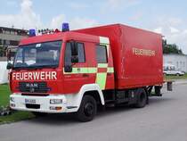 MAN-LE160C der FF-Amberg/Oberpf. hat sich am Messegel�nde in Ried im Innkreis zum O�-Feuerwehr Landeswettbewerb2009 eingefunden; 090710