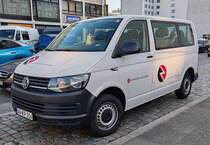 =VW T6 der ELEKTROINSTALLATIONS-GmbH steht im Mai 2024 im Hamburg
