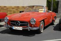 Mercedes 190 Cabrio pr�sentiert in Fldungen zu den Fladungen Classics 2009