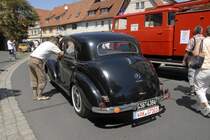 Mercedes Benz 220 kommt nach Fladungen zu den Fladungen Classics 2009