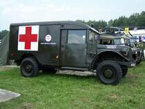 Dodge M 37 Sanittsfahrzeug der US Army. 
Aufgenommen am 3.8.2007.