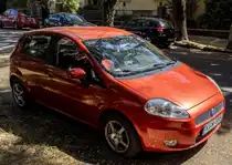 Fiat Grande Punto in Orange. Foto: August, 2024.