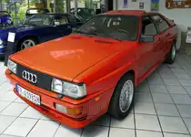 Audi quattro, Sportcoupe, gebaut von 1980-1991, Old-und Youngtimer Museum Bötzingen am Kaiserstuhl, Juni 2024