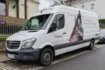 =MB Sprinter von STERN-AUTO Teileexpress steht im Dezember 2024 in Wilsdruff