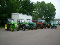 Auch diese bis auf den einen restaurierten Famulus geh�hrten zur Sonderausstellung im AGRA Park beim Bulldogtreffen mit dazu