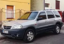 Hier ist ein Mazda Tribute zu sehen. Das Auto habe ich in Oktober, 2024 fotografiert.