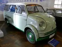 Lloyd LT600, 6-sitziger Kleintransporter, Baujahr 1958, 2-Takt-Motor mit 592ccm, 19PS, Vmax.80Km/h, 20.000 Stück wurden von den Lloyd-Motorenwerken Bremen gebaut, Auto&Uhrenwelt Schramberg, Jan.2024