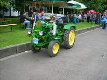 Eigenbautraktor mit RS09 Motor auf dem AGRA Gel�nde in Markkleeberg