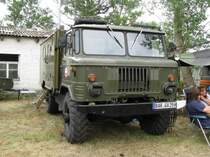 Lkw GAZ 66 als Funkmesswagen der Sowjetarmee aus dem Landkreis Barnim beim 11. Perleberger Oldtimer- und Milit�rfahrzeugtreffen, Flugplatz Perleberg 12.07.2009