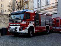 VOLVO-450, im Einsatz für die Feuerwehr-Prag; 250321