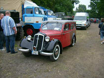 Dieser DKW F8 kombi stand im AGRA Park Markkleeberg beim Bulldogtreffen