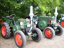 Diese beiden Lanz standen im AGRA Park Markkleeberg beim Bulldogtreffen