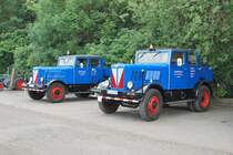 Zwei Hanomag SS 100 Zugmaschinen, Markkleeberg 28.06.09