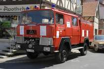 Magirus Deutz als LF 8 der Freiwilligen Feuerwehr Wstensachsen bei den Fladungen Classics 2009