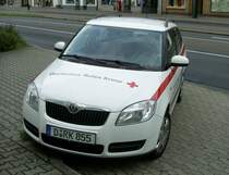 Skoda Fabia 2 Combi DRK Kreisverband Dsseldorf. Aufgenommen am 23.07.2009 in Dsseldorf. Weitere Skoda-Fotos findet Ihr auf modellauto-bilder.de. Ich wrde mich freuen, wenn ihr auch meine Skoda-Modellauto-Homepage auf www.skoda-modelle.de besucht. 